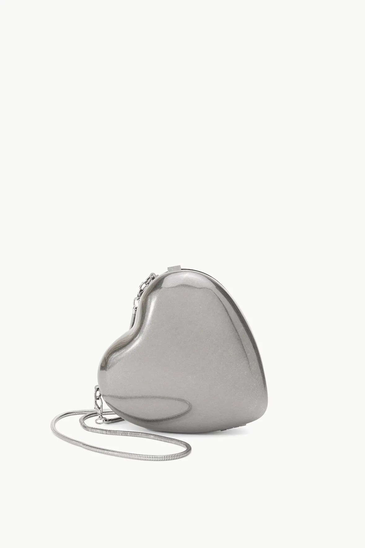 METAL HEART CLUTCH - -STAUD Fashion