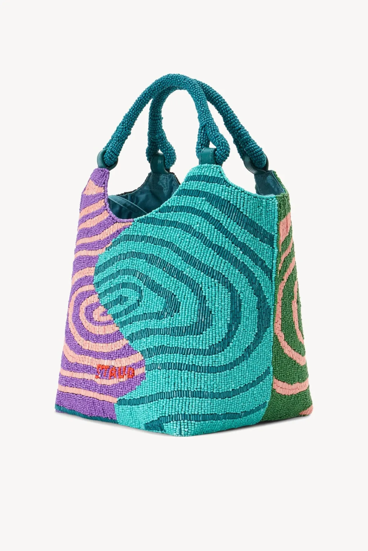 BEADED COTE BAG -STAUD Flash Sale