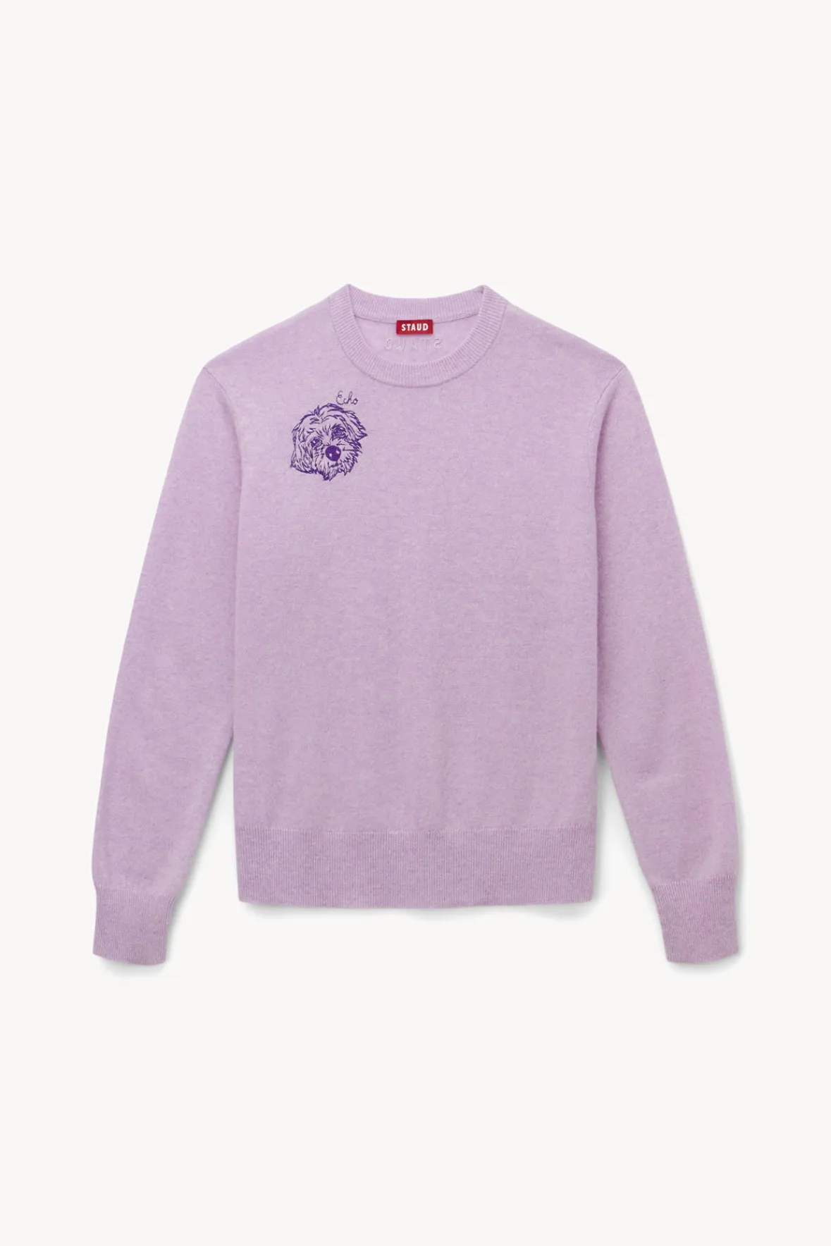 CUSTOM CASHMERE CREWNECK SWEATER -STAUD Shop