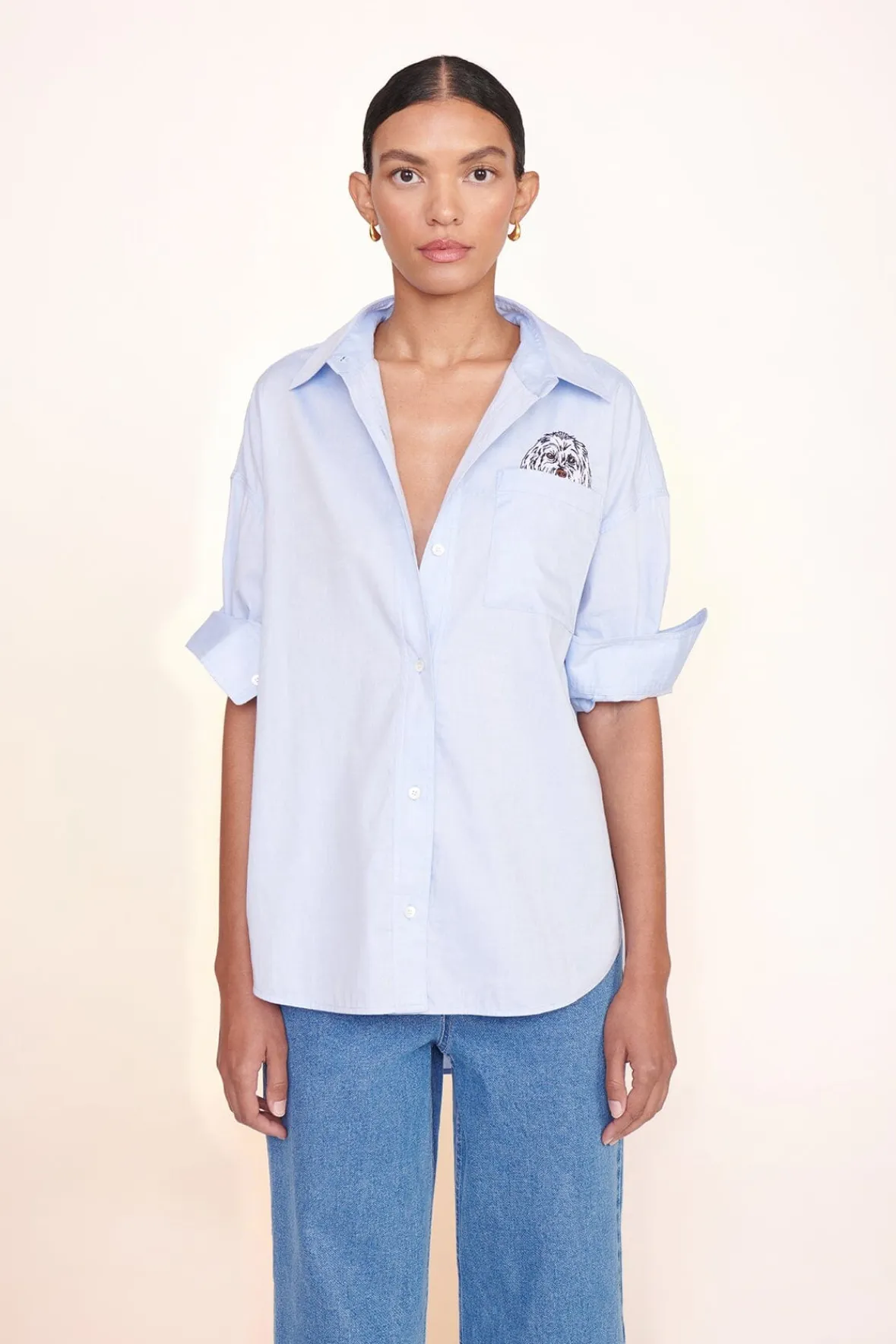 CUSTOM CLASSIC OVERSIZED SHIRT -STAUD Shop