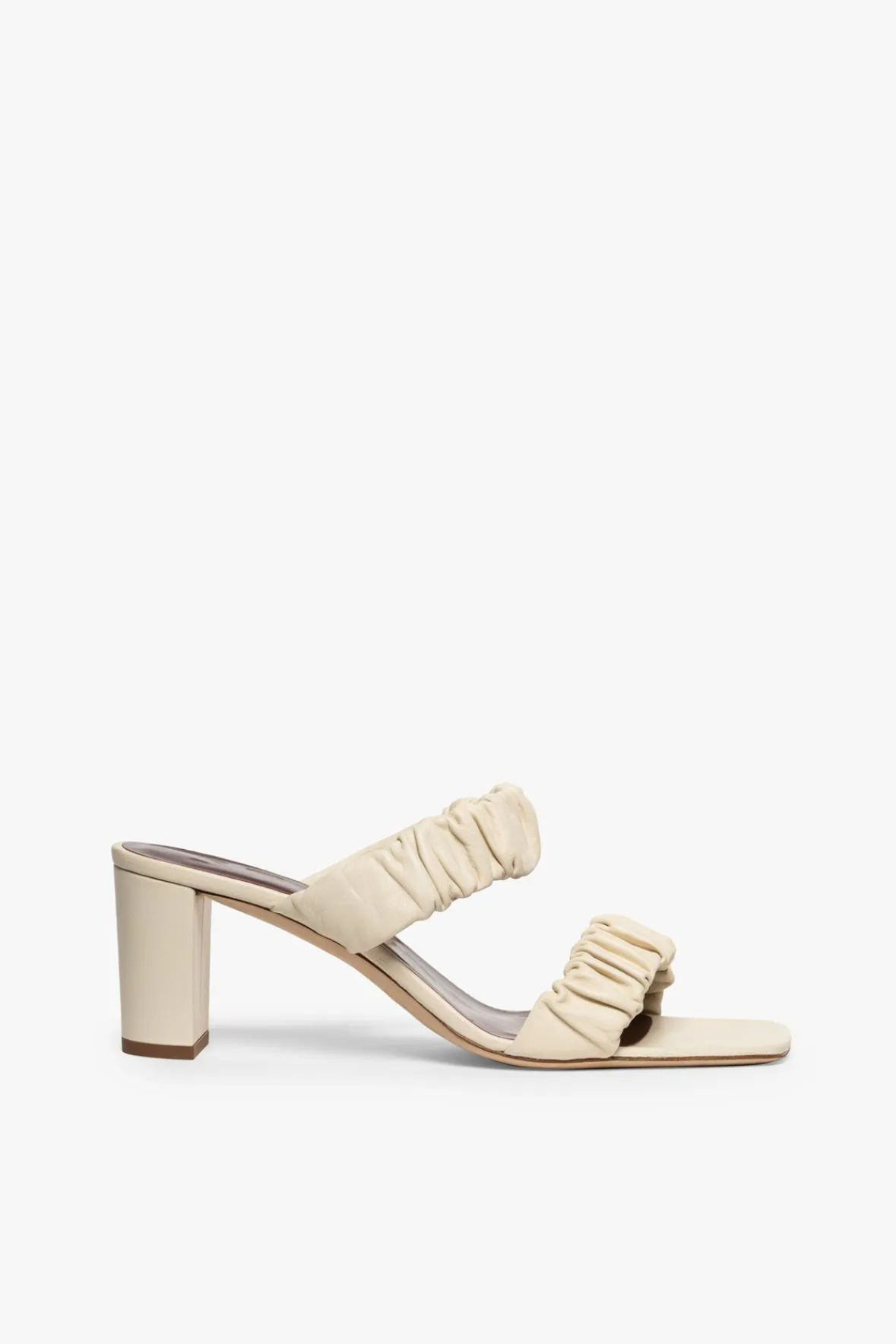 FRANKIE RUCHED SANDAL -STAUD Store