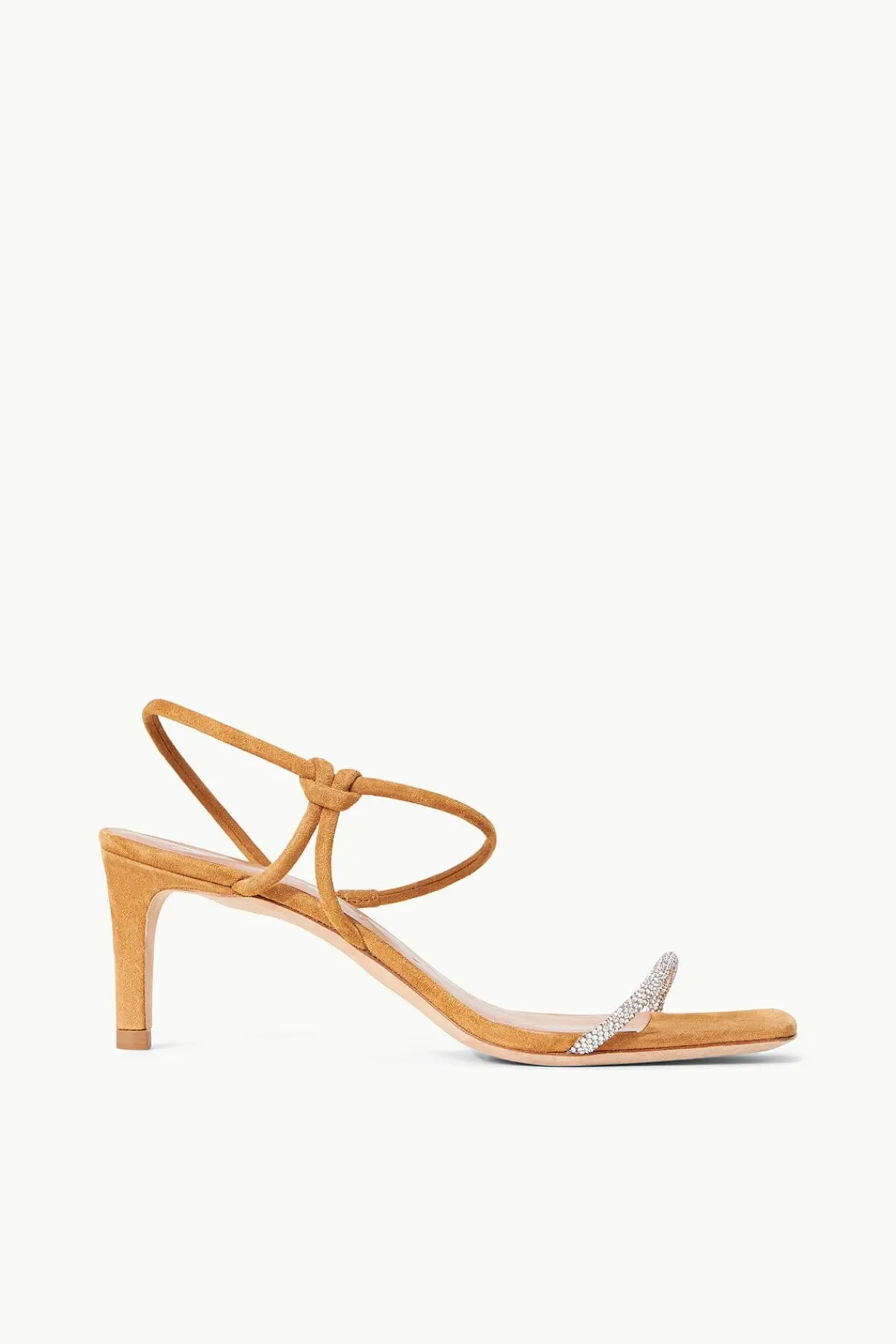 LAUREL CRYSTAL HEEL SUEDE-STAUD Discount