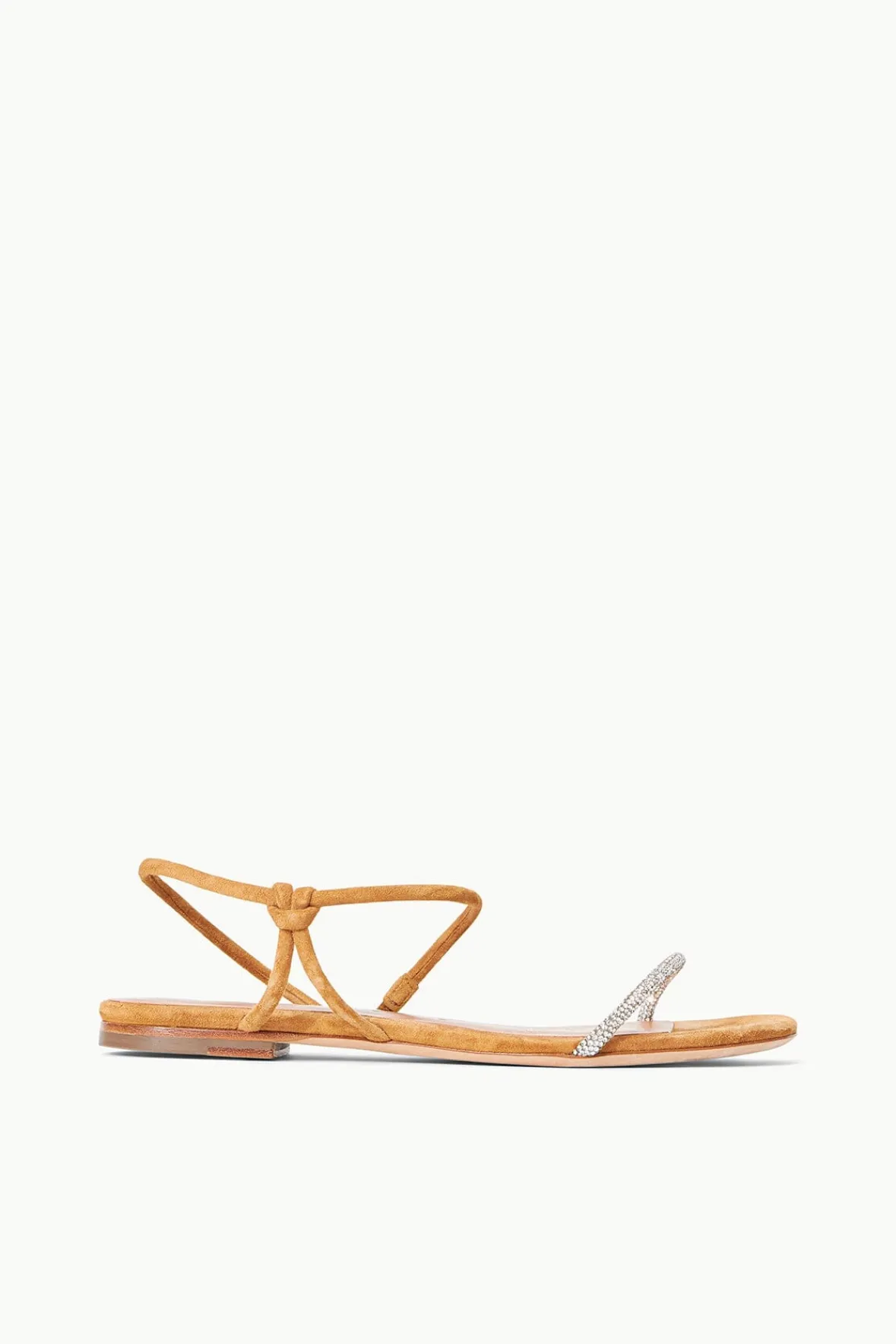 LAUREL CRYSTAL SANDAL SUEDE-STAUD Clearance