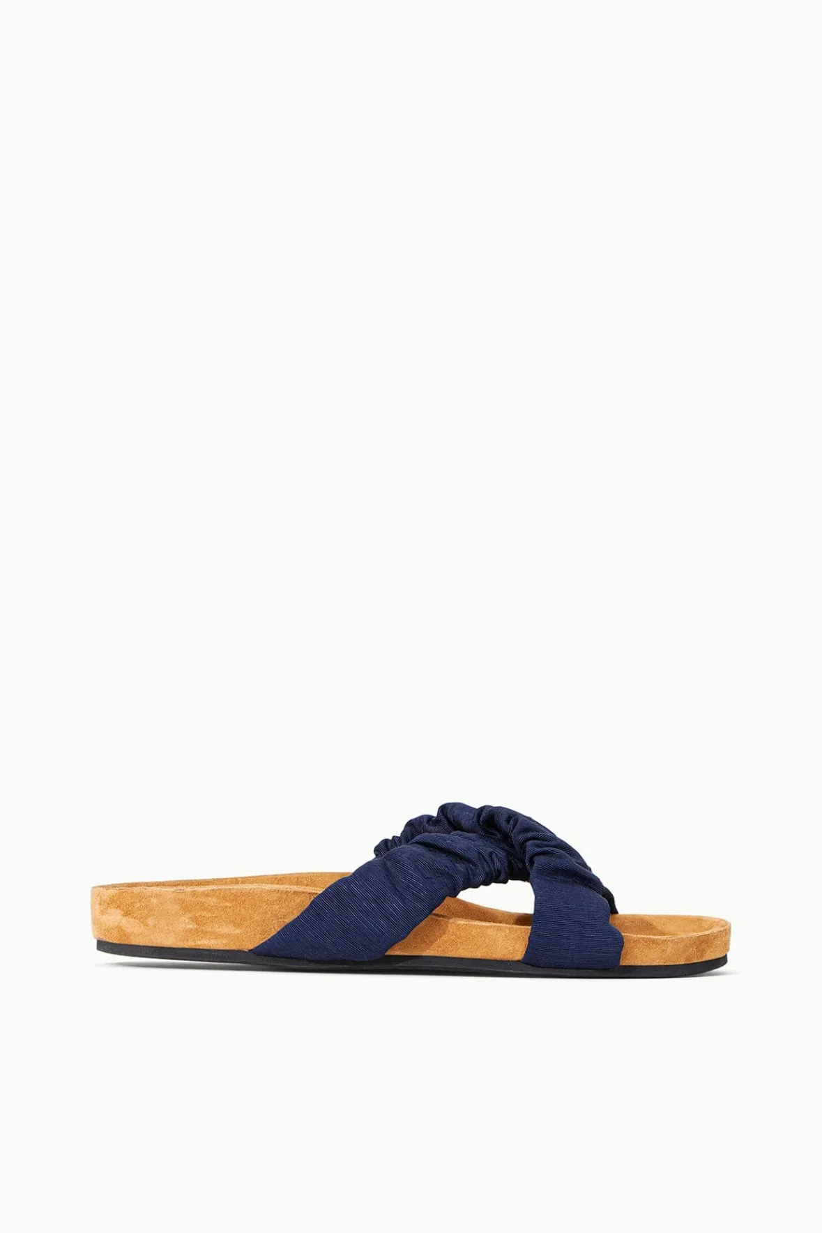 MICHEL SLIDE NAVY GROSGRAIN CASHEW SUEDE-STAUD Cheap