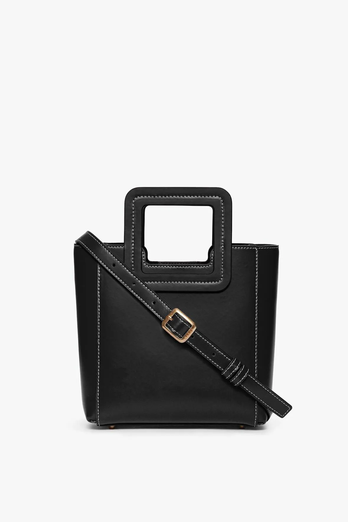 MINI SHIRLEY LEATHER BAG -STAUD Hot