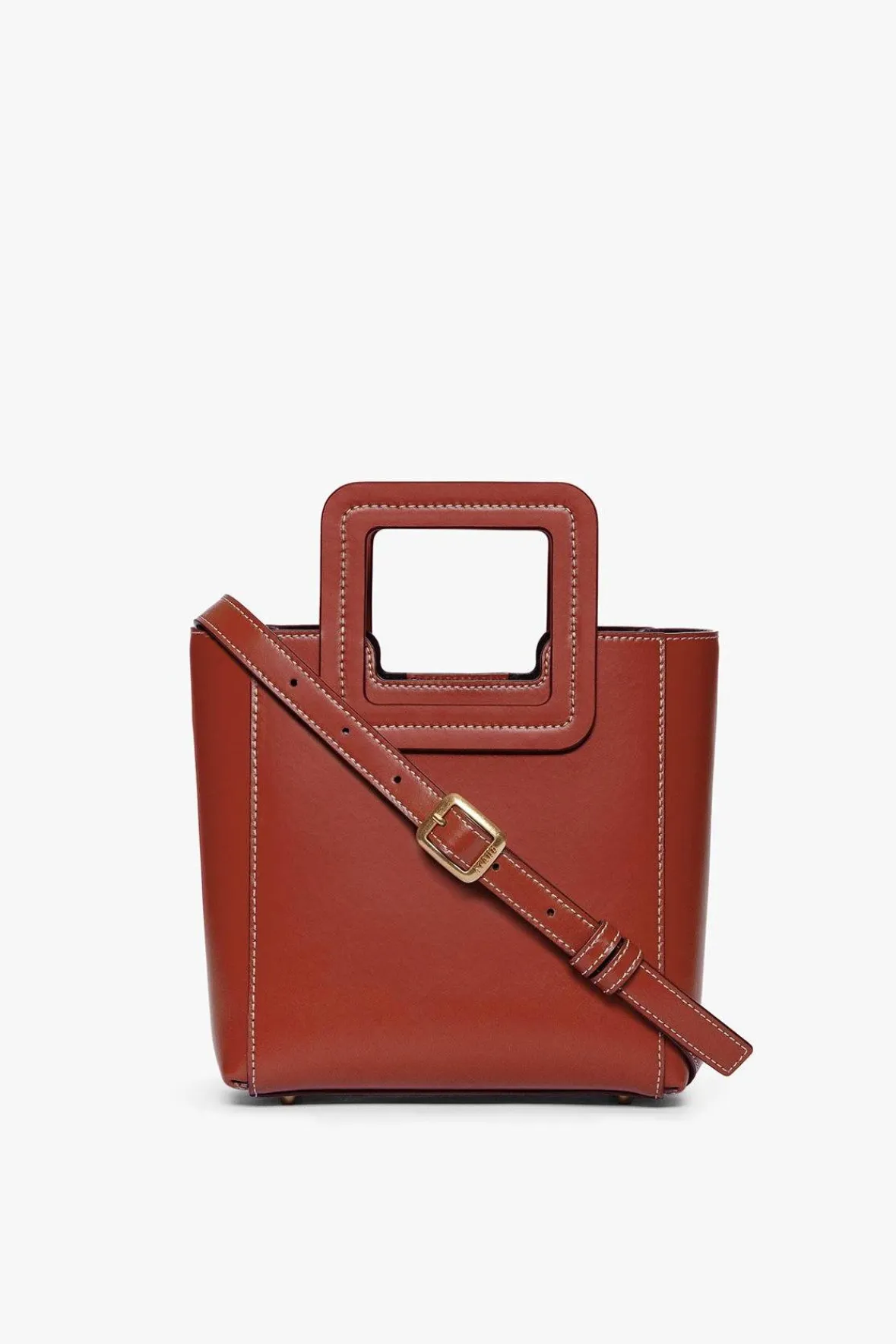 MINI SHIRLEY LEATHER BAG -STAUD Fashion