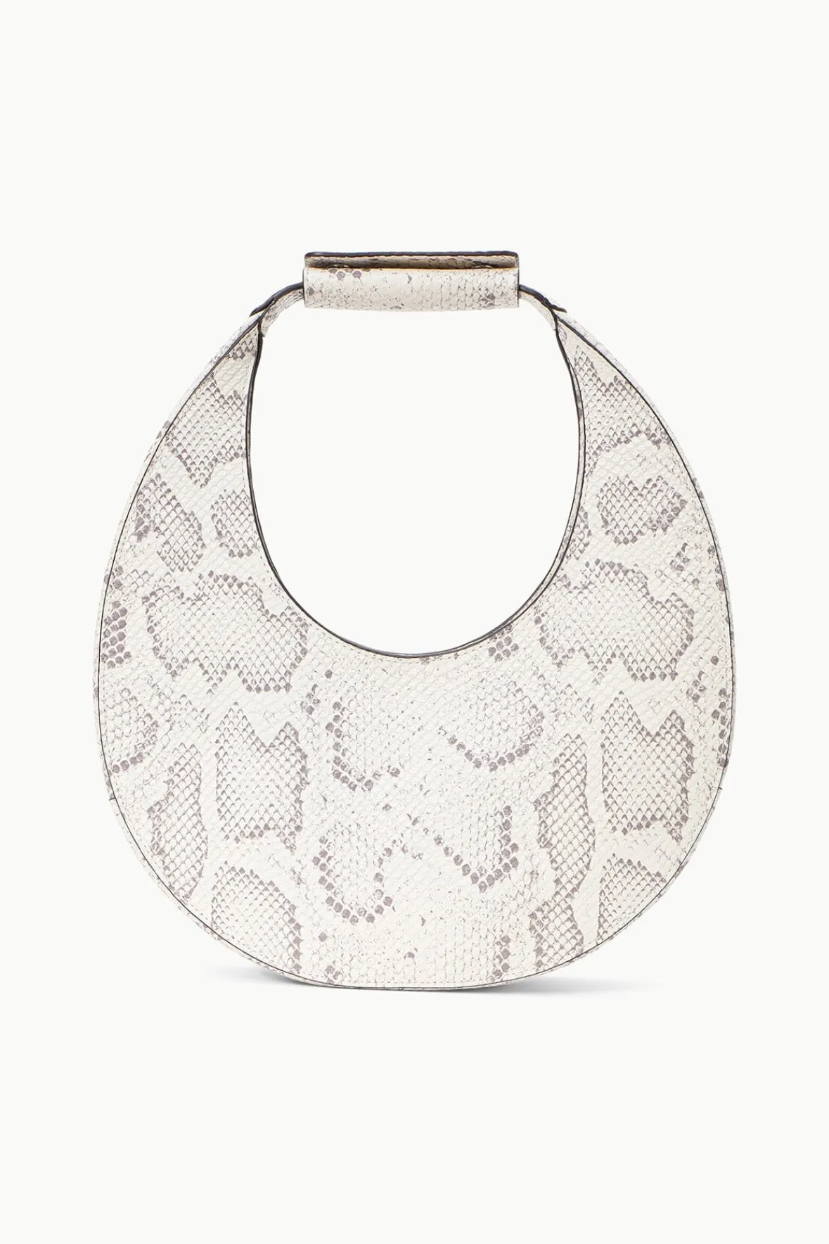 MOON BAG SNAKE EMBOSSED-STAUD Online