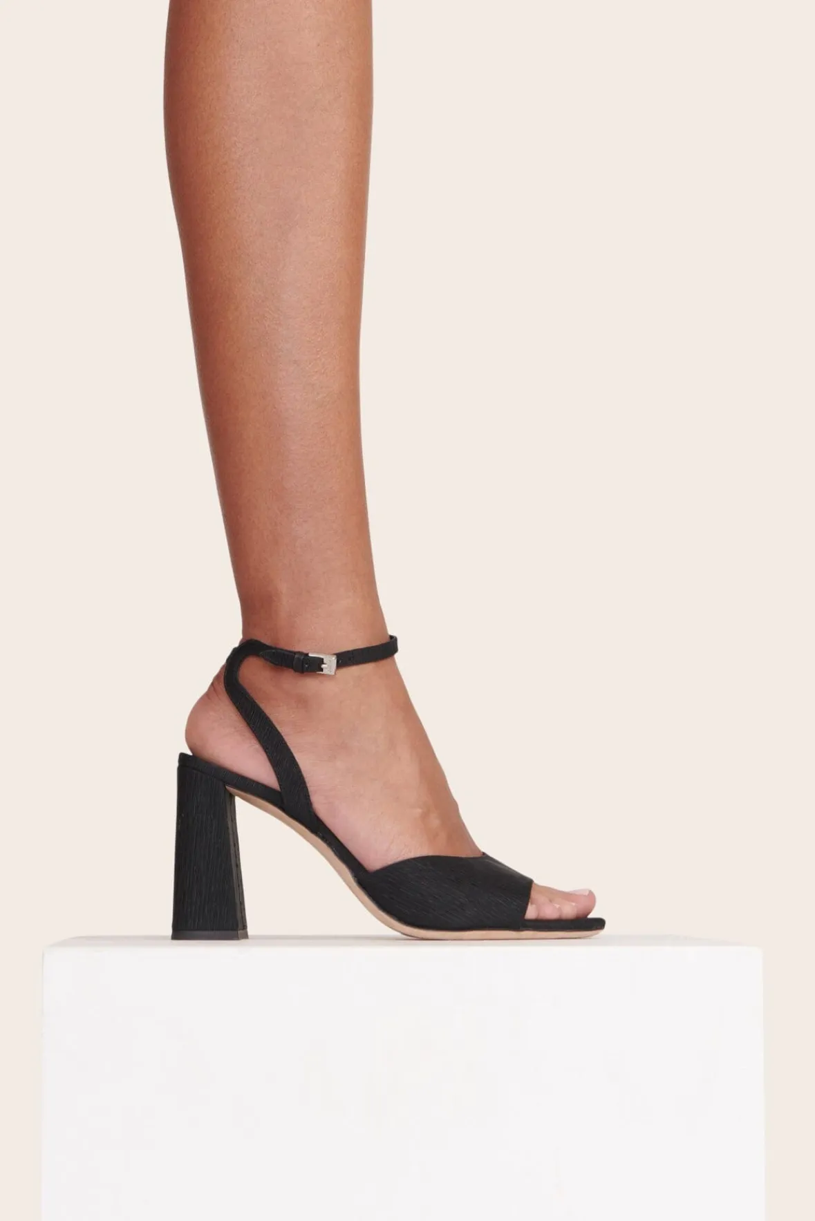 SOLANGE HEEL GROSGRAIN-STAUD Clearance